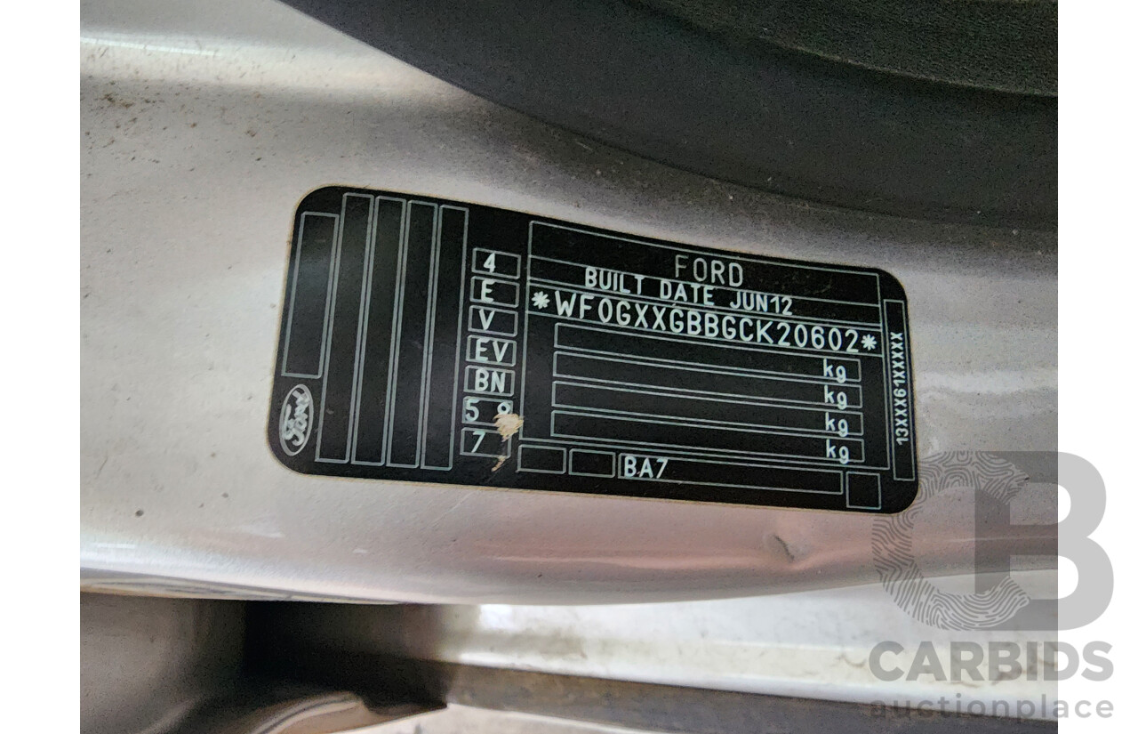 8/2012 Ford Mondeo LX MC 4d Wagon Silver 2.3L