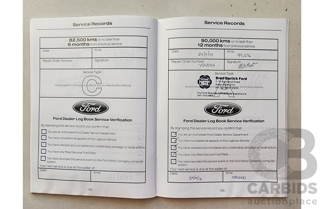8/2012 Ford Mondeo LX MC 4d Wagon Silver 2.3L