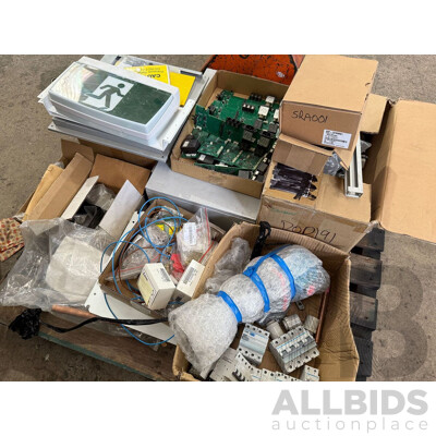 Pallet of Electrical Components and Fittings