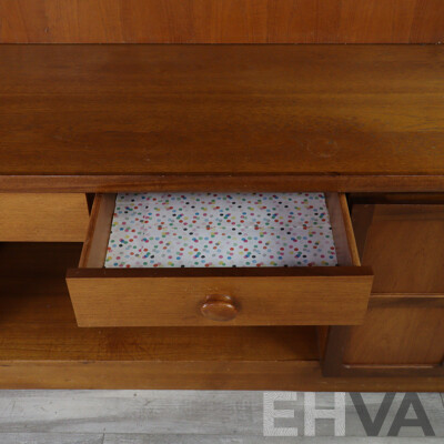 Vintage Teak Wall Unit by Nathan Furniture