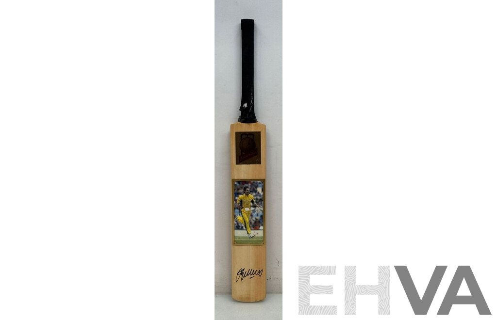 Jason Gillespie Signed Cricket Bat