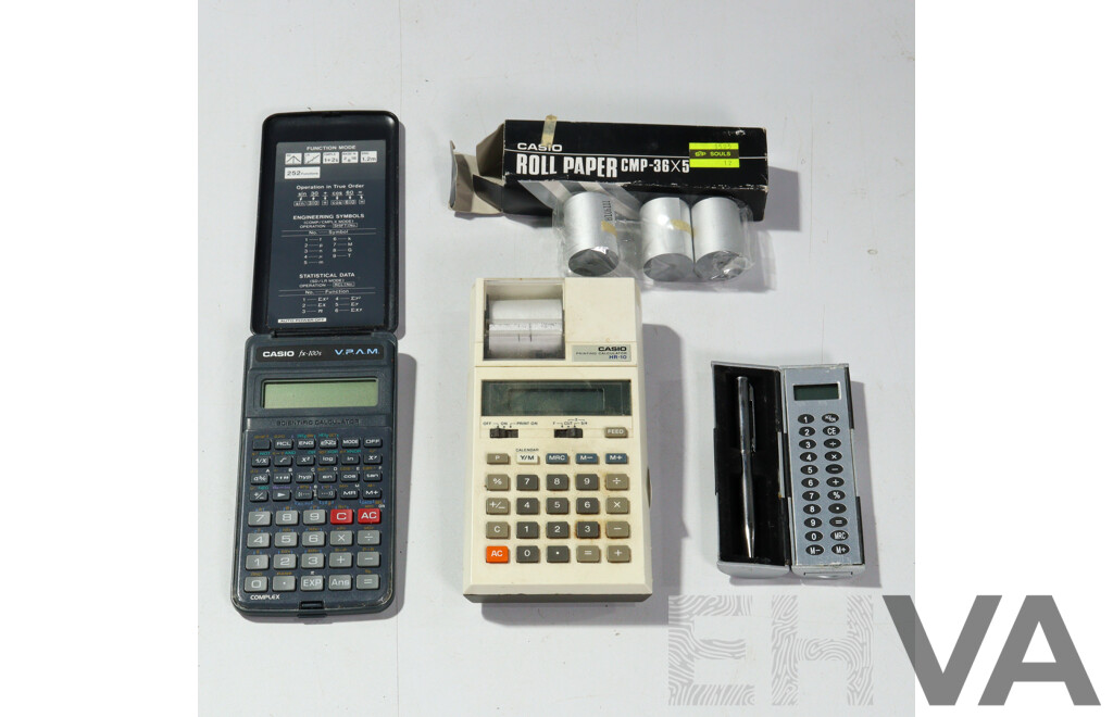 Collection Retro Calculators