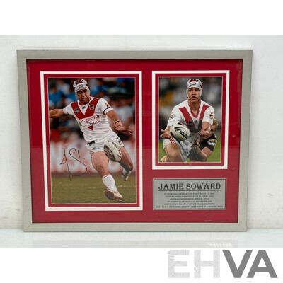 Jamie Soward Personally Signed Photograph Presentation