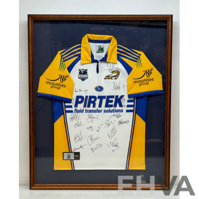 Parramatta Eels 2007 Alternate Signed and Framed Jersey