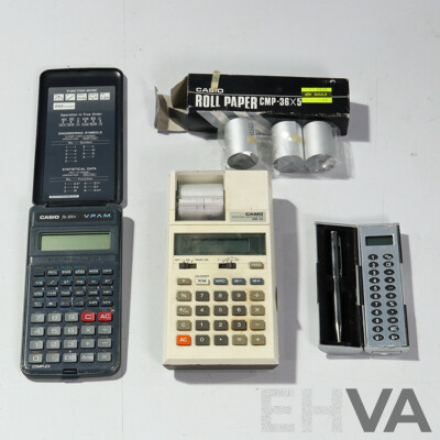 Collection Retro Calculators