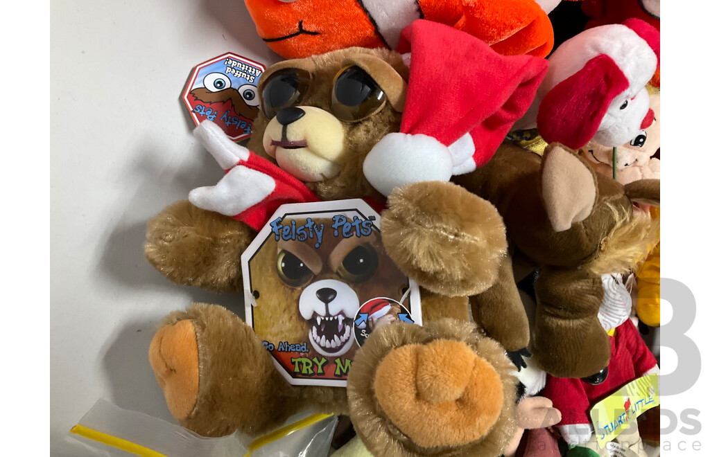 Collection of Plush Toys and Boxed Digital Puppy Including Shrek, Gremlin, Kenny, Robin and More