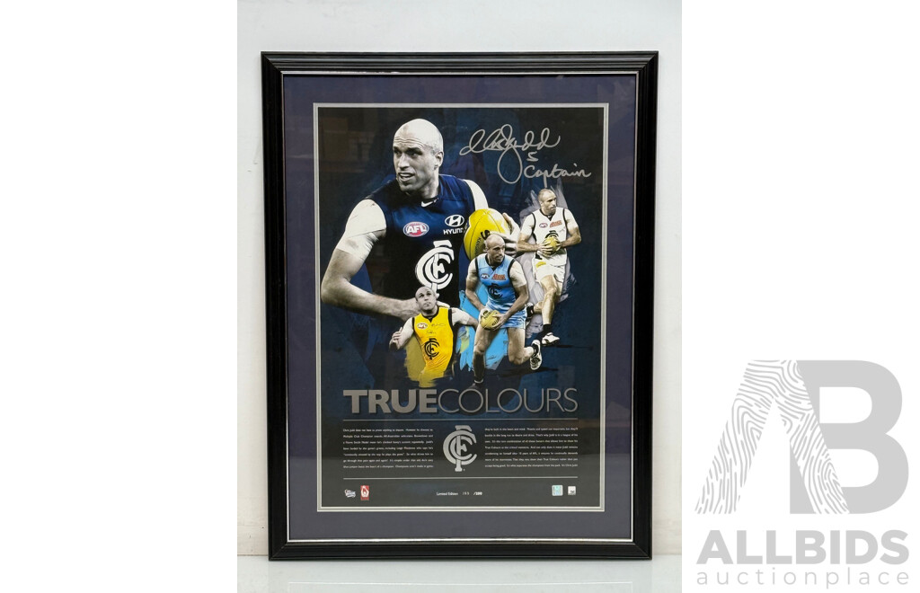 Chris Judd "True Colours" Limited Edition Signed Print