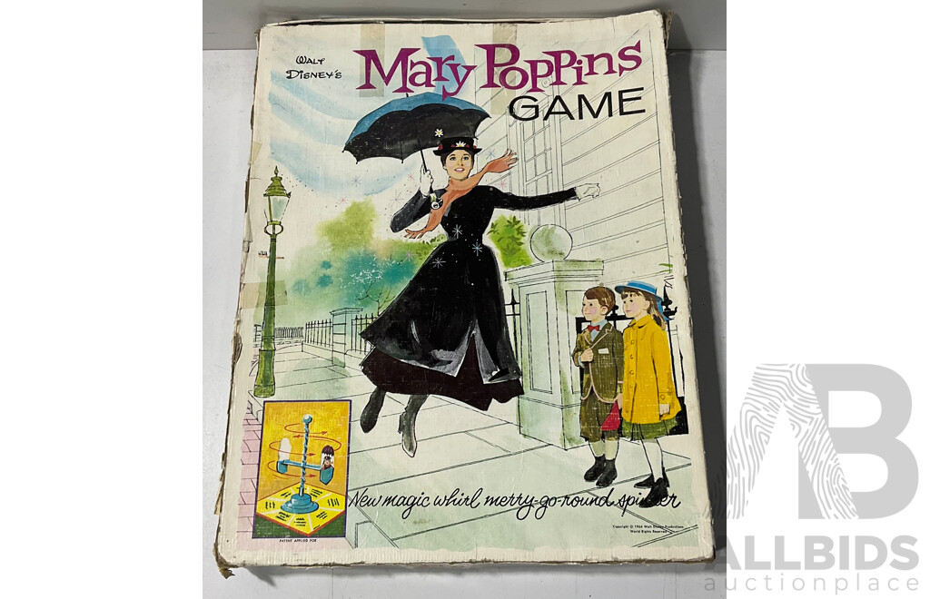 1984 Walt Disney’s Mary Poppins Board Game