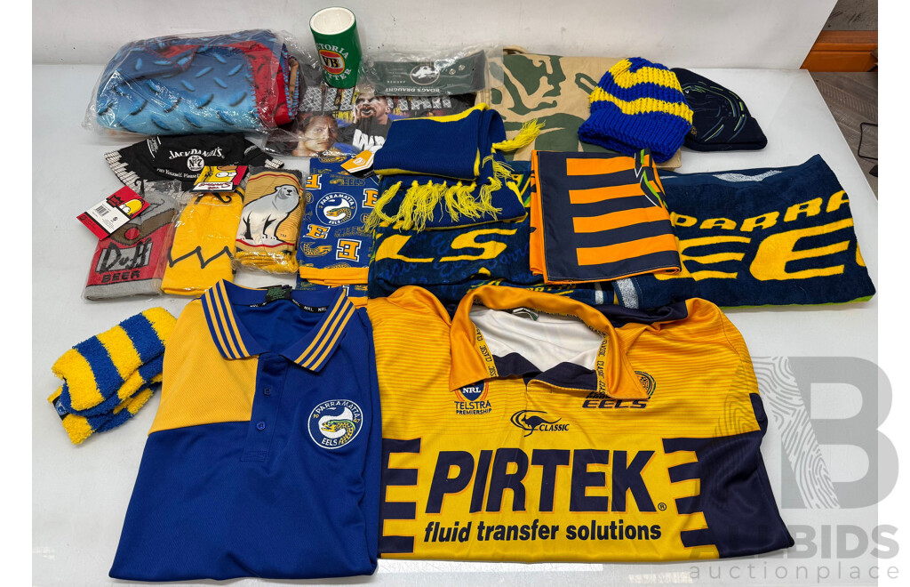 Parramatta Eels Merchandise and Other Promotional Items