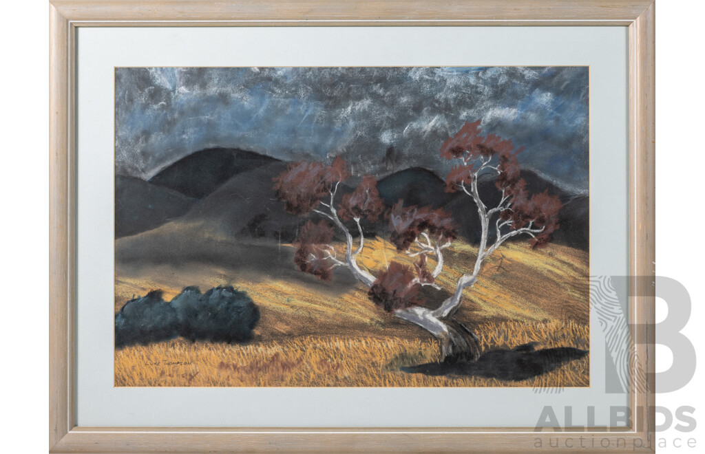 Luke Thompson, (20th Century), Storm In The Horizon, Original Pastel, 52 x 69.5 cm (frame)