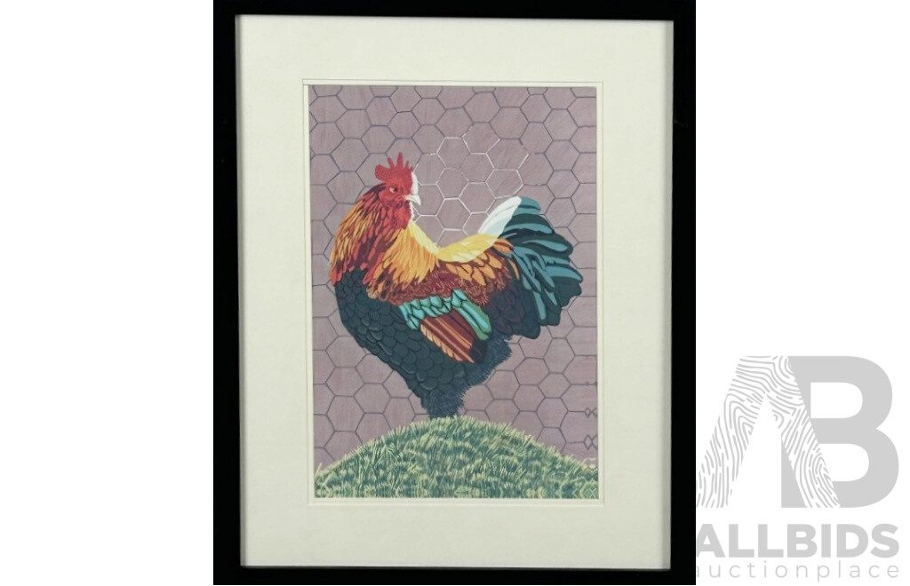 Artist Unknown, (20th Century), Kind of the Roost, Colour Print, 43 x 33 cm (frame)