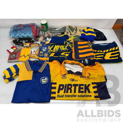 Parramatta Eels Merchandise and Other Promotional Items