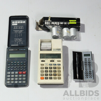 Collection Retro Calculators