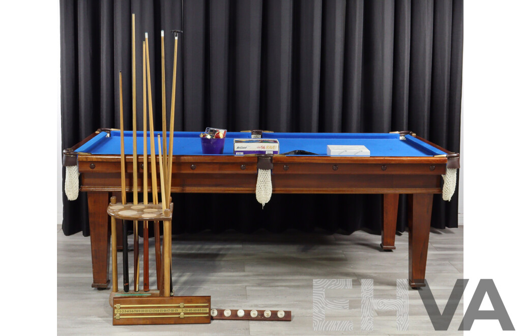 Felt Top Slate Pool Table with Accessories by Southern Billiards