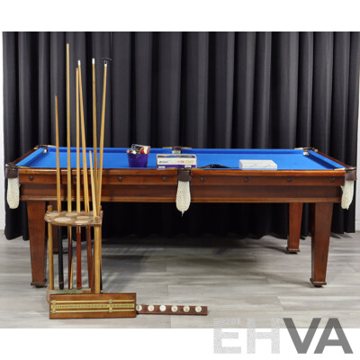 Felt Top Slate Pool Table with Accessories by Southern Billiards