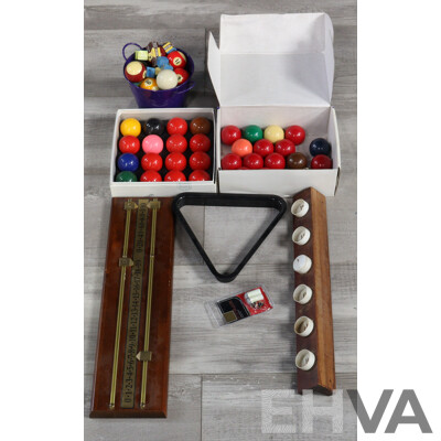 Felt Top Slate Pool Table with Accessories by Southern Billiards