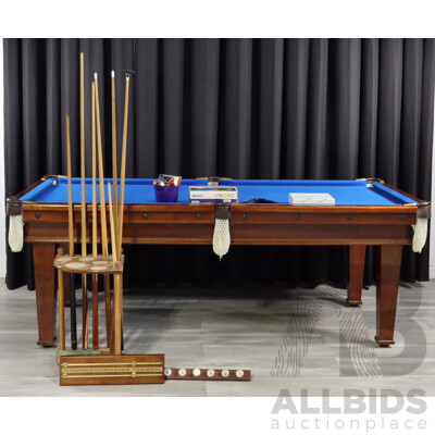 Felt Top Slate Pool Table with Accessories by Southern Billiards