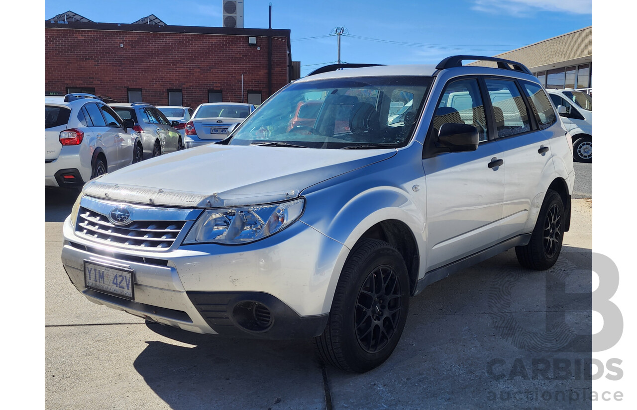 8/2011 Subaru Forester X MY11 4d Wagon Silver 2.5L