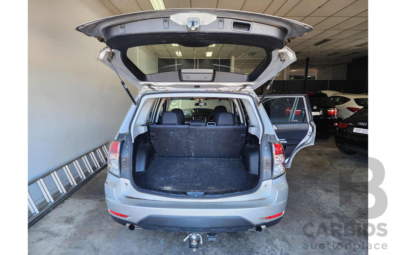 8/2011 Subaru Forester X MY11 4d Wagon Silver 2.5L