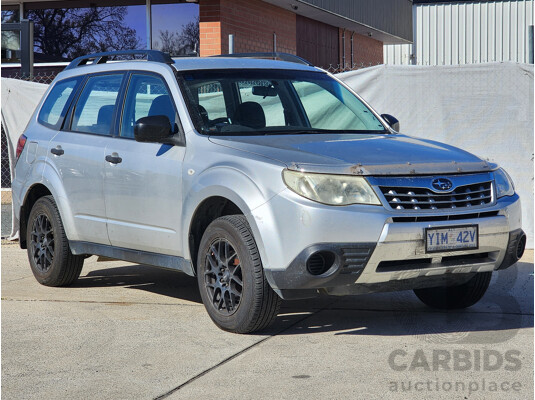 8/2011 Subaru Forester X MY11 4d Wagon Silver 2.5L