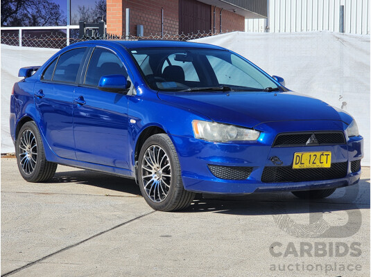 11/2008 Mitsubishi Lancer ES CJ MY09 4d Sedan Blue 2.0L