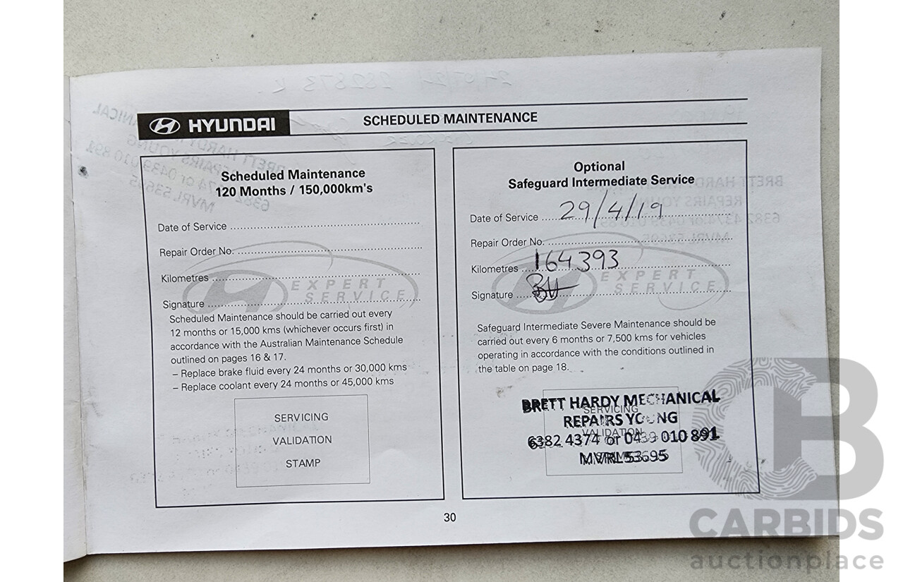 4/2010 Hyundai Santa Fe Elite CRDi (4x4) CM MY10 4d Wagon White 2.2L
