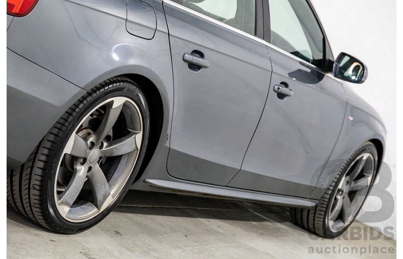 5/2014 Audi A4 2.0 TFSI Avant Quattro (AWD) B8 (8K) MY14 4d Wagon Monsoon Grey Metallic Turbo 2.0L