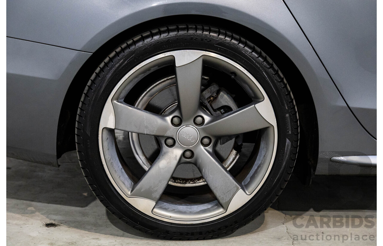 5/2014 Audi A4 2.0 TFSI Avant Quattro (AWD) B8 (8K) MY14 4d Wagon Monsoon Grey Metallic Turbo 2.0L