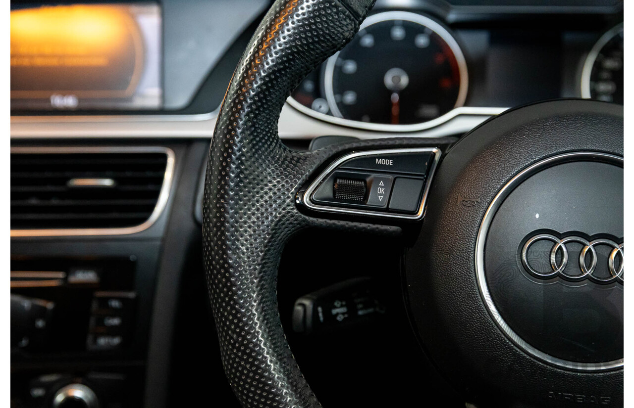 5/2014 Audi A4 2.0 TFSI Avant Quattro (AWD) B8 (8K) MY14 4d Wagon Monsoon Grey Metallic Turbo 2.0L