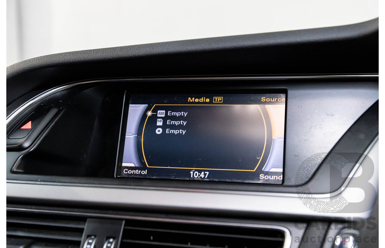 5/2014 Audi A4 2.0 TFSI Avant Quattro (AWD) B8 (8K) MY14 4d Wagon Monsoon Grey Metallic Turbo 2.0L