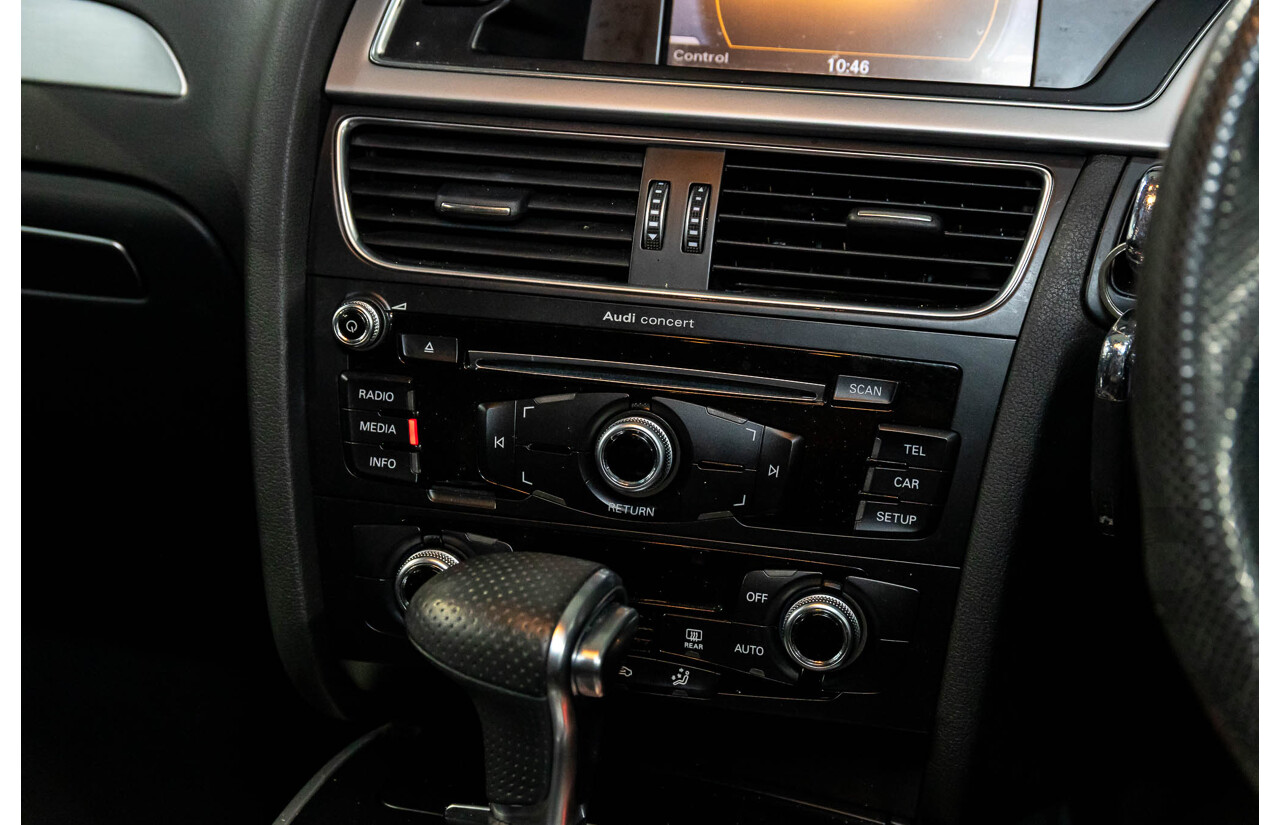 5/2014 Audi A4 2.0 TFSI Avant Quattro (AWD) B8 (8K) MY14 4d Wagon Monsoon Grey Metallic Turbo 2.0L
