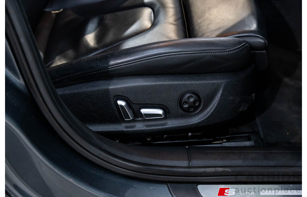 5/2014 Audi A4 2.0 TFSI Avant Quattro (AWD) B8 (8K) MY14 4d Wagon Monsoon Grey Metallic Turbo 2.0L