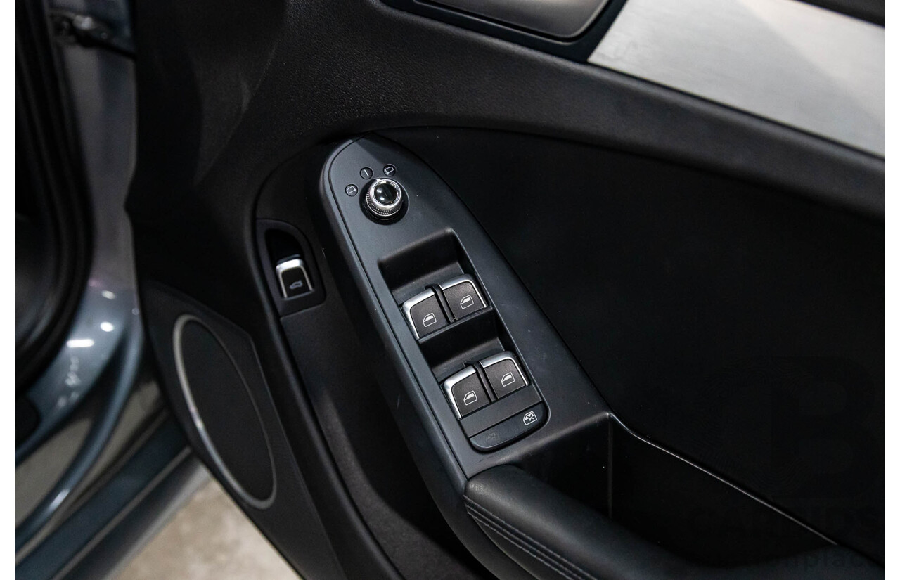 5/2014 Audi A4 2.0 TFSI Avant Quattro (AWD) B8 (8K) MY14 4d Wagon Monsoon Grey Metallic Turbo 2.0L
