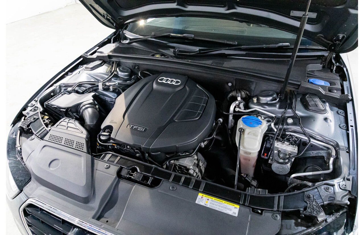 5/2014 Audi A4 2.0 TFSI Avant Quattro (AWD) B8 (8K) MY14 4d Wagon Monsoon Grey Metallic Turbo 2.0L