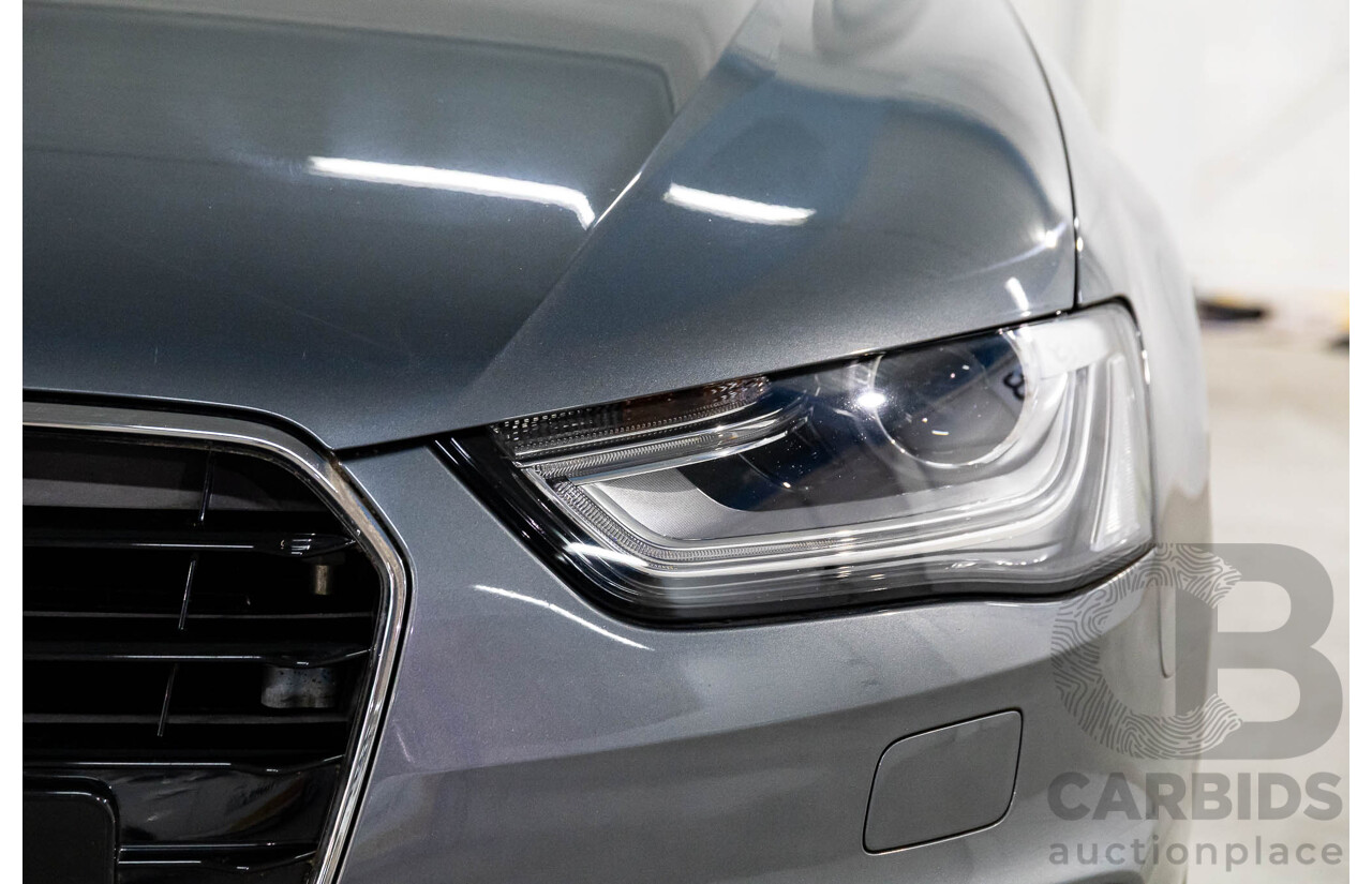 5/2014 Audi A4 2.0 TFSI Avant Quattro (AWD) B8 (8K) MY14 4d Wagon Monsoon Grey Metallic Turbo 2.0L