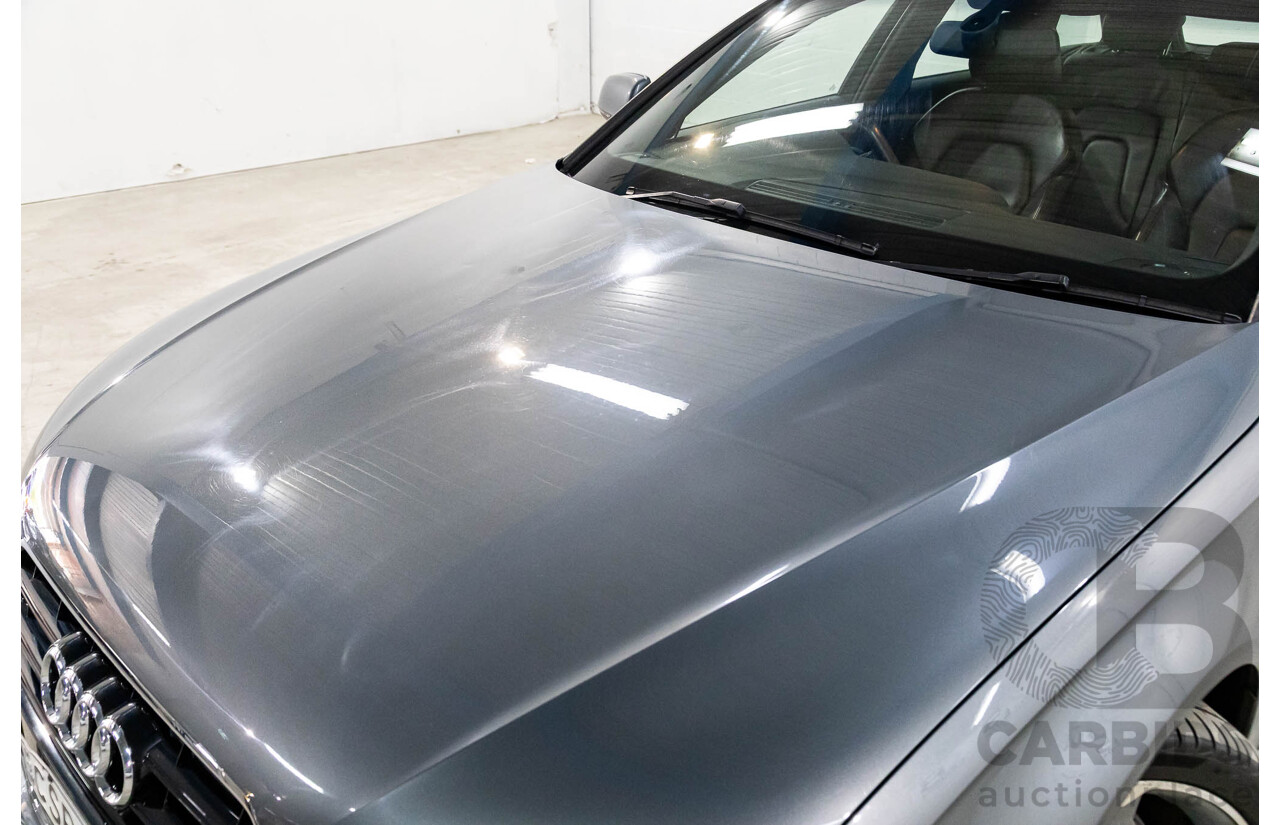 5/2014 Audi A4 2.0 TFSI Avant Quattro (AWD) B8 (8K) MY14 4d Wagon Monsoon Grey Metallic Turbo 2.0L