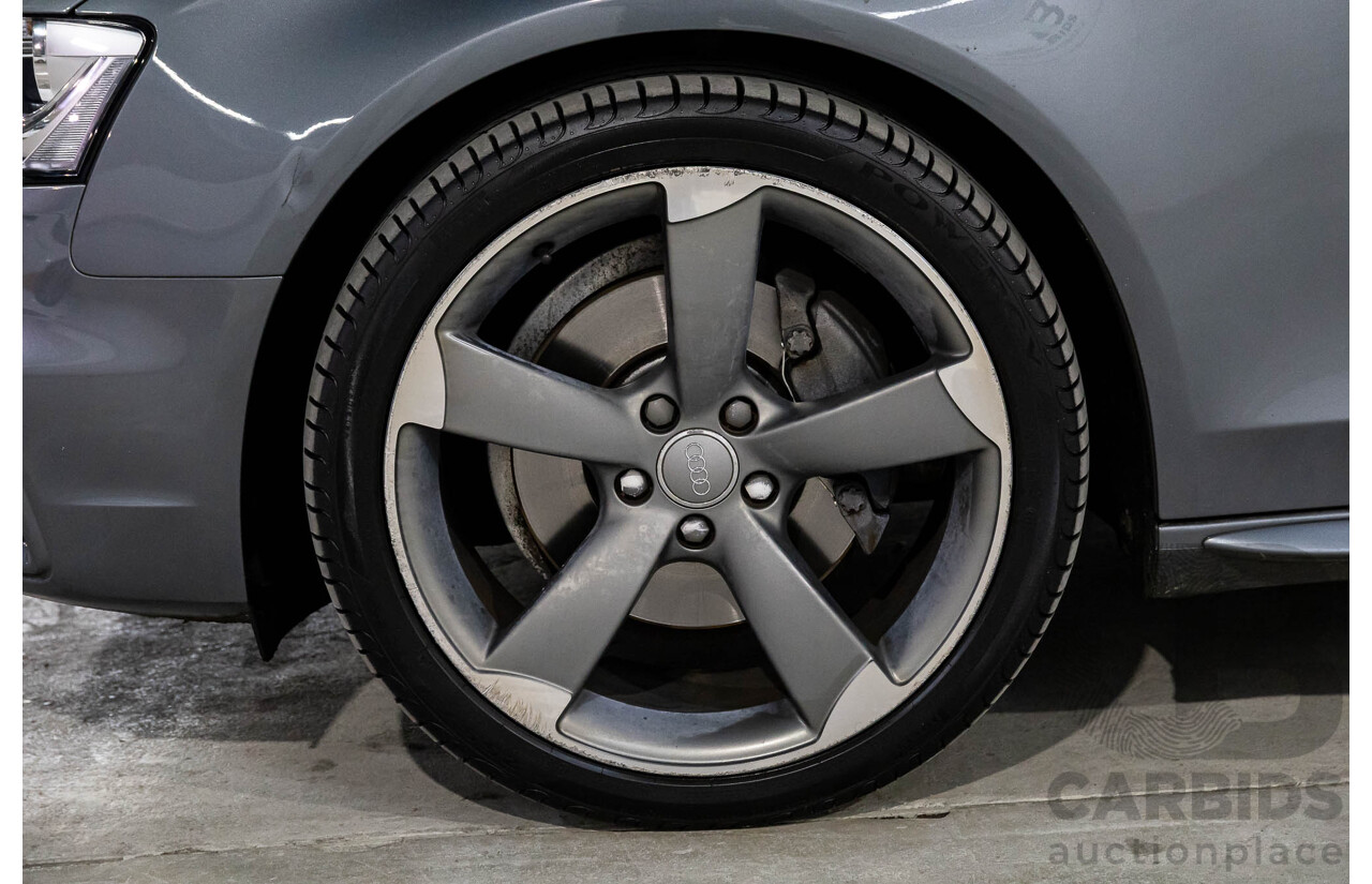 5/2014 Audi A4 2.0 TFSI Avant Quattro (AWD) B8 (8K) MY14 4d Wagon Monsoon Grey Metallic Turbo 2.0L