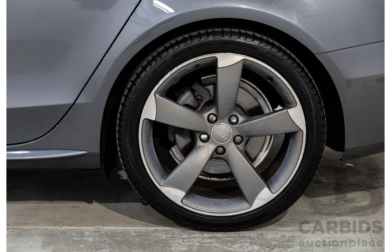 5/2014 Audi A4 2.0 TFSI Avant Quattro (AWD) B8 (8K) MY14 4d Wagon Monsoon Grey Metallic Turbo 2.0L