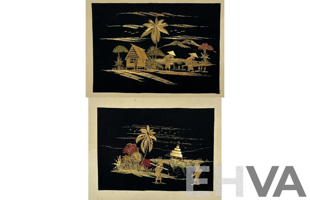 (Likely Attributed To) Ken Meares, (20th Century, Australian), the Bay, Vintage Watercolour and Ink, 32 x 40 cm (frame)