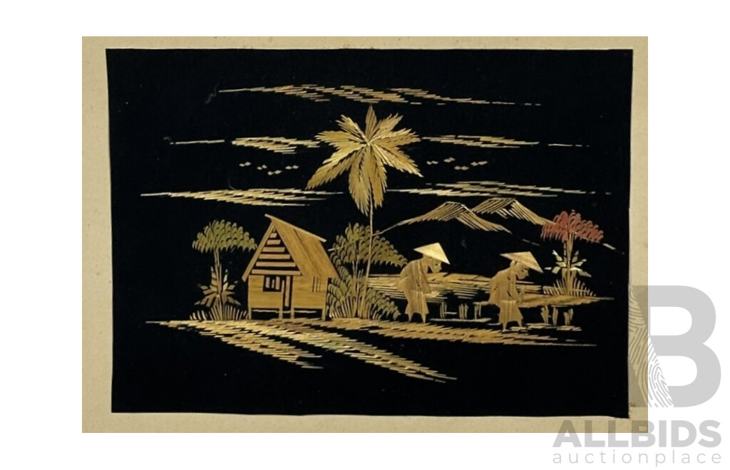 (Likely Attributed To) Ken Meares, (20th Century, Australian), the Bay, Vintage Watercolour and Ink, 32 x 40 cm (frame)