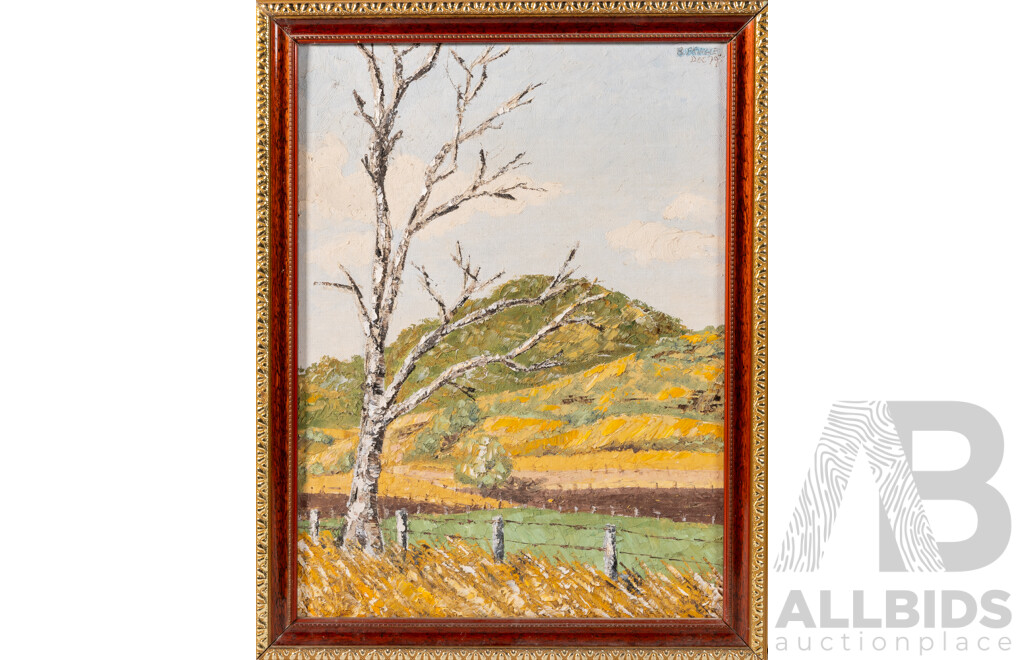 B. Pringle (20th Century, Working c1970s), & Artist Unknown, Pair of Vintage Landscapes, Acrylic & Oil on Canvas, 45 x 35 cm & 36 x 46 cm (frames) (2)