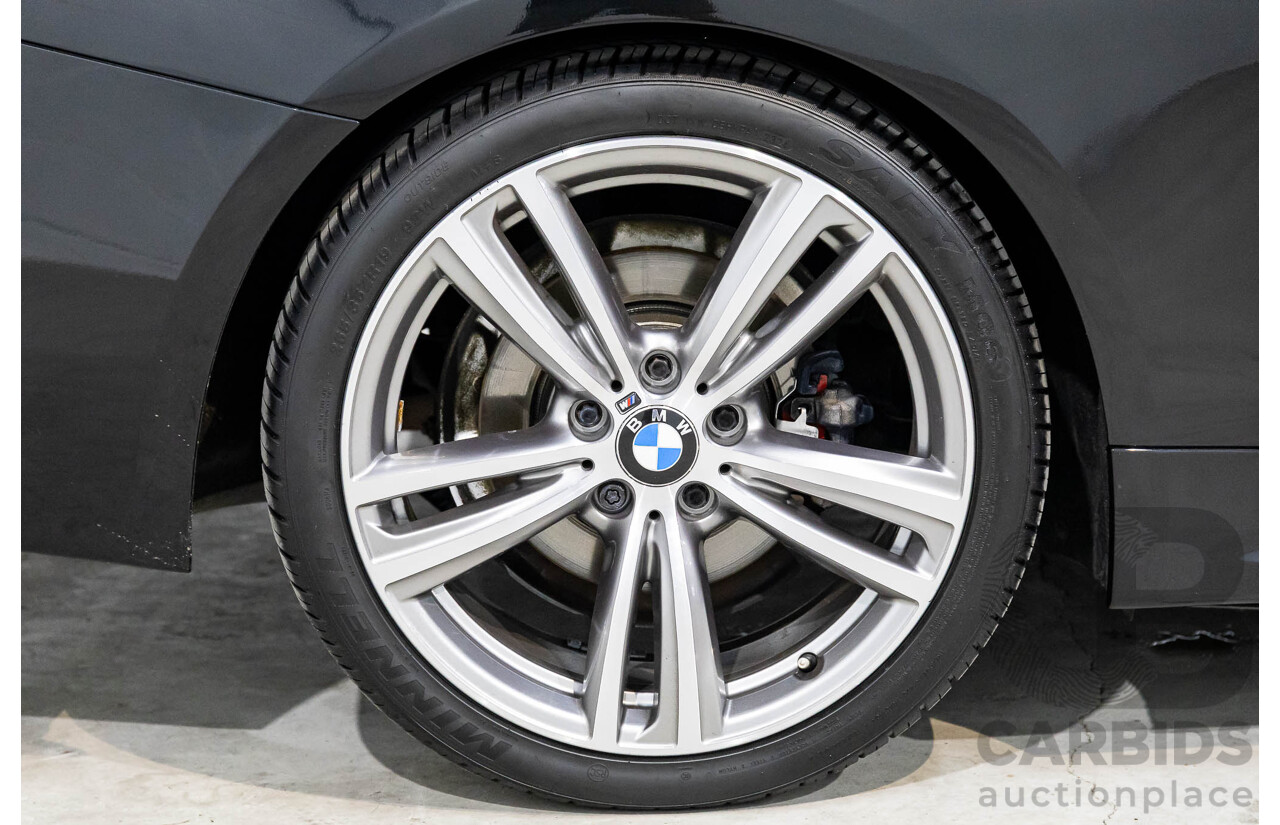 10/2015 BMW 420i Sport Line M Sport F33 MY15 2d Convertible Black Sapphire Metallic Turbo 2.0L