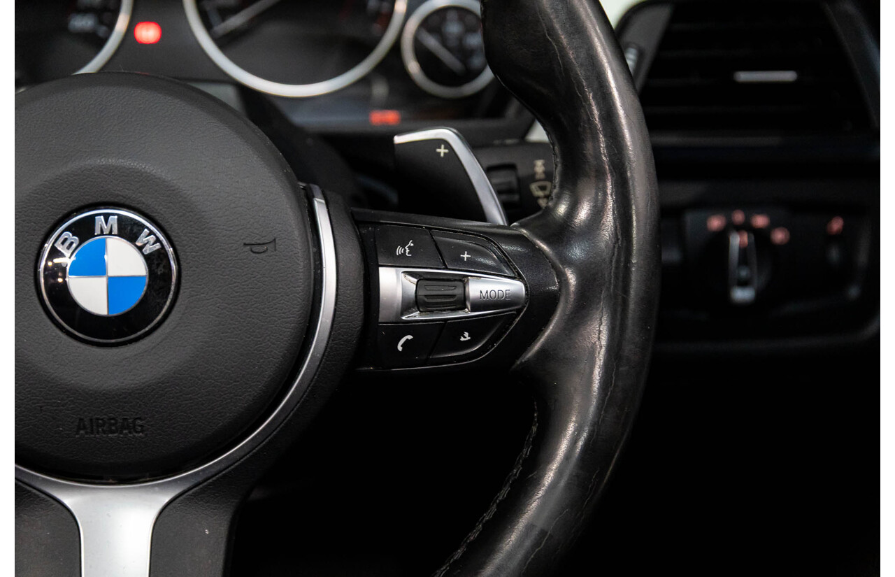 10/2015 BMW 420i Sport Line M Sport F33 MY15 2d Convertible Black Sapphire Metallic Turbo 2.0L