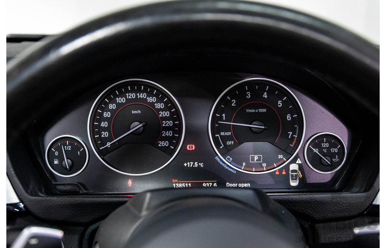 10/2015 BMW 420i Sport Line M Sport F33 MY15 2d Convertible Black Sapphire Metallic Turbo 2.0L