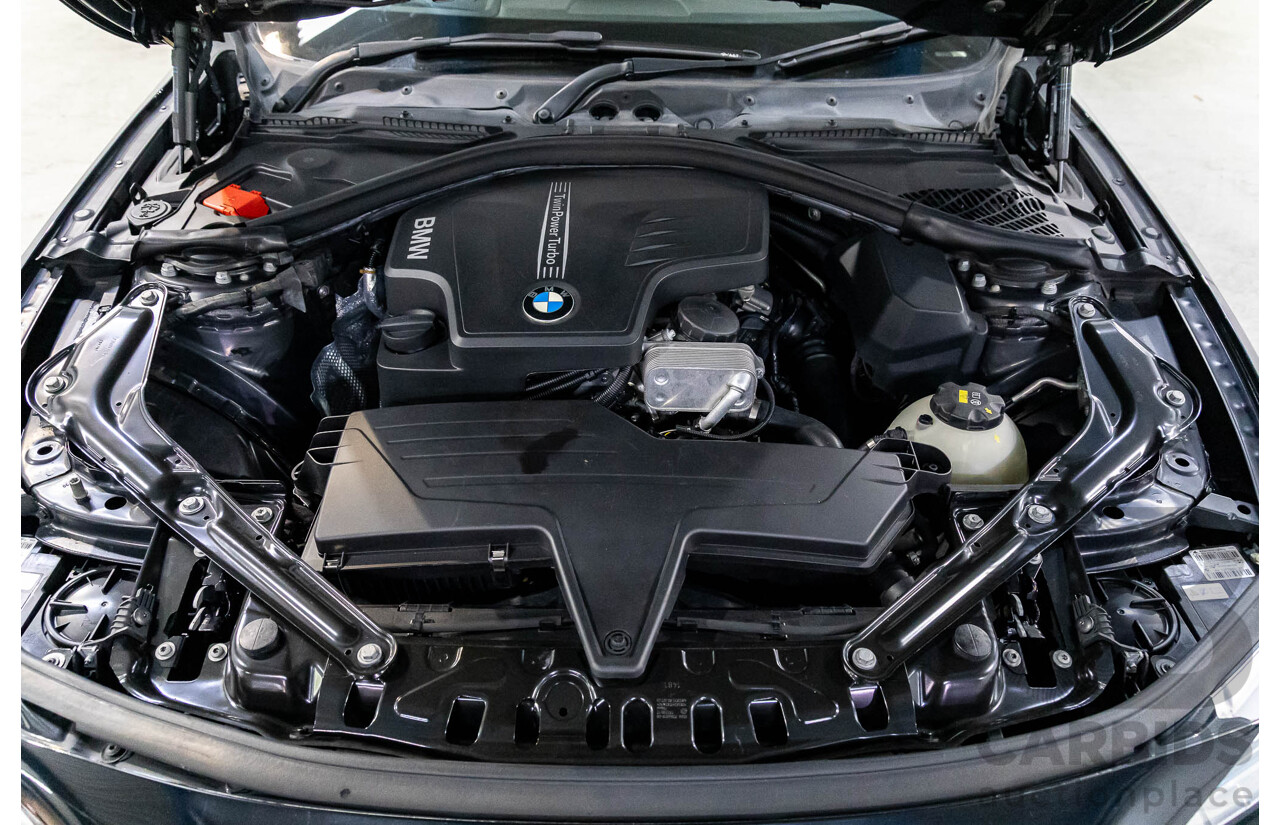 10/2015 BMW 420i Sport Line M Sport F33 MY15 2d Convertible Black Sapphire Metallic Turbo 2.0L