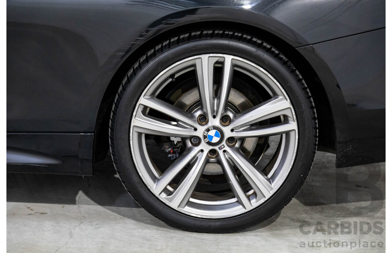 10/2015 BMW 420i Sport Line M Sport F33 MY15 2d Convertible Black Sapphire Metallic Turbo 2.0L