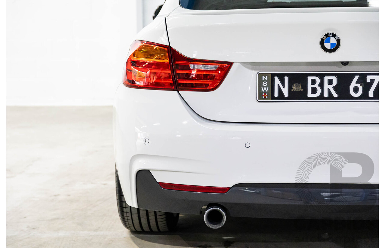 1/2015 BMW 435i Gran Coupe M Sport F36 MY15 5d Coupe Alpine White Turbo 3.0L