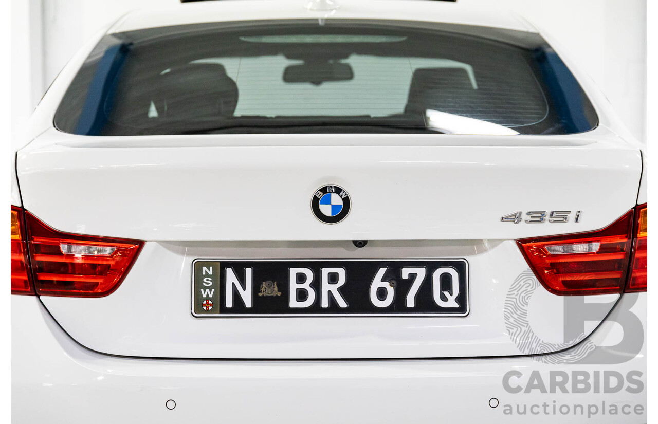1/2015 BMW 435i Gran Coupe M Sport F36 MY15 5d Coupe Alpine White Turbo 3.0L