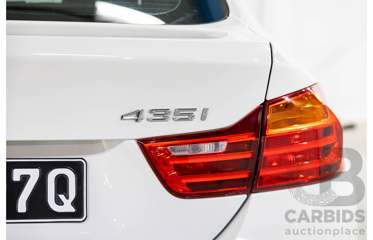 1/2015 BMW 435i Gran Coupe M Sport F36 MY15 5d Coupe Alpine White Turbo 3.0L