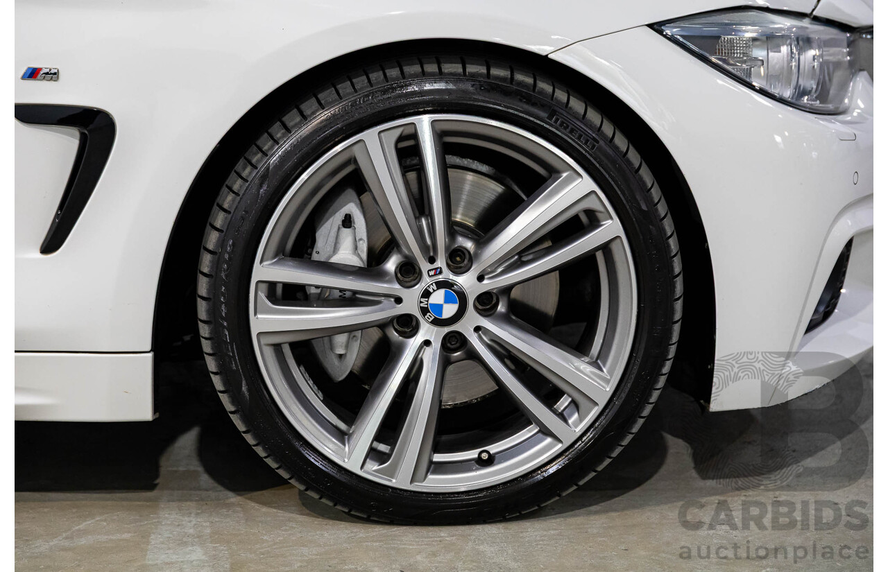 1/2015 BMW 435i Gran Coupe M Sport F36 MY15 5d Coupe Alpine White Turbo 3.0L